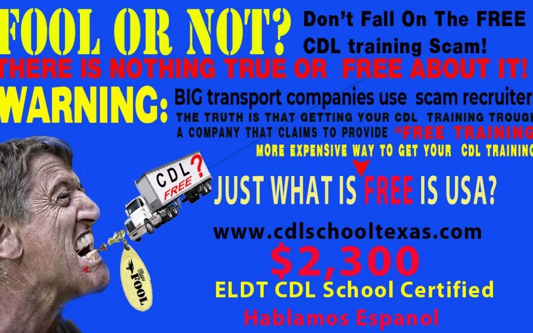 TEXAS FREE CDL TRAINING