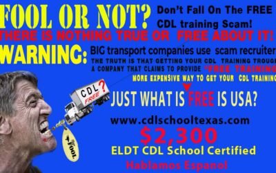 TEXAS FREE CDL TRAINING