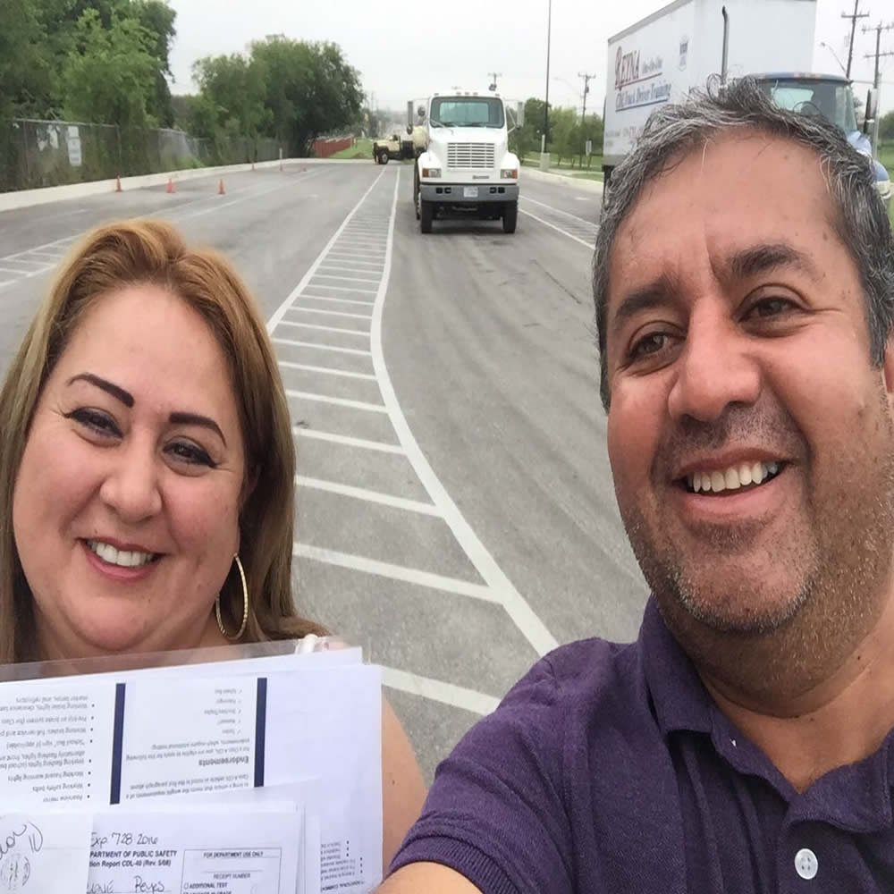 a lady with a license - CDL training Texas in High Land TX